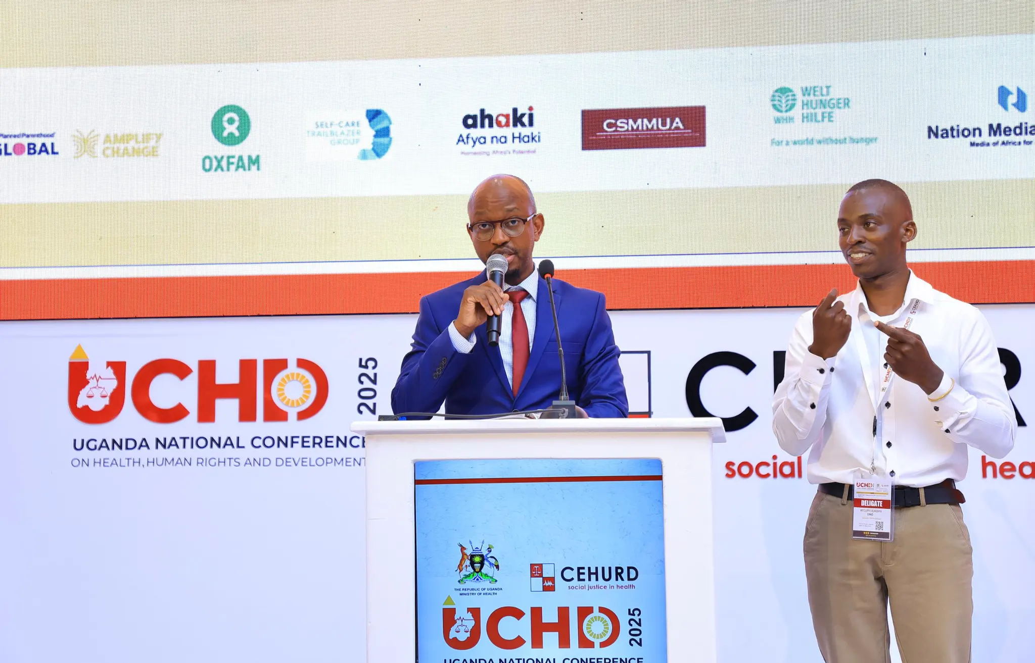 TSB speakers at UCHD 2025 Uganda National Conference with partner organizations